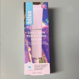 Bliss Daily Skin Perfecting Serum W/Hyaluronic Acid, Niacinamide & Peptides 1 Oz